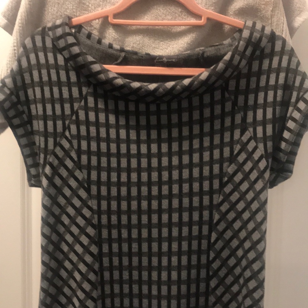 Black and grey dress